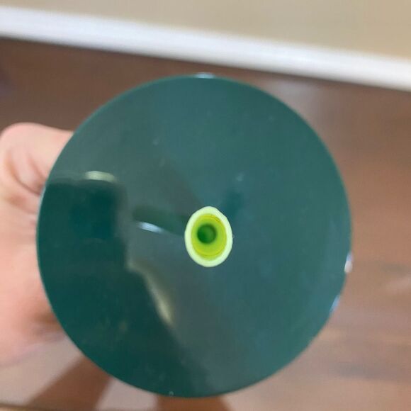 Starbucks Green Poinsettia Tumbler Holiday 2021 - Picture 4 of 6